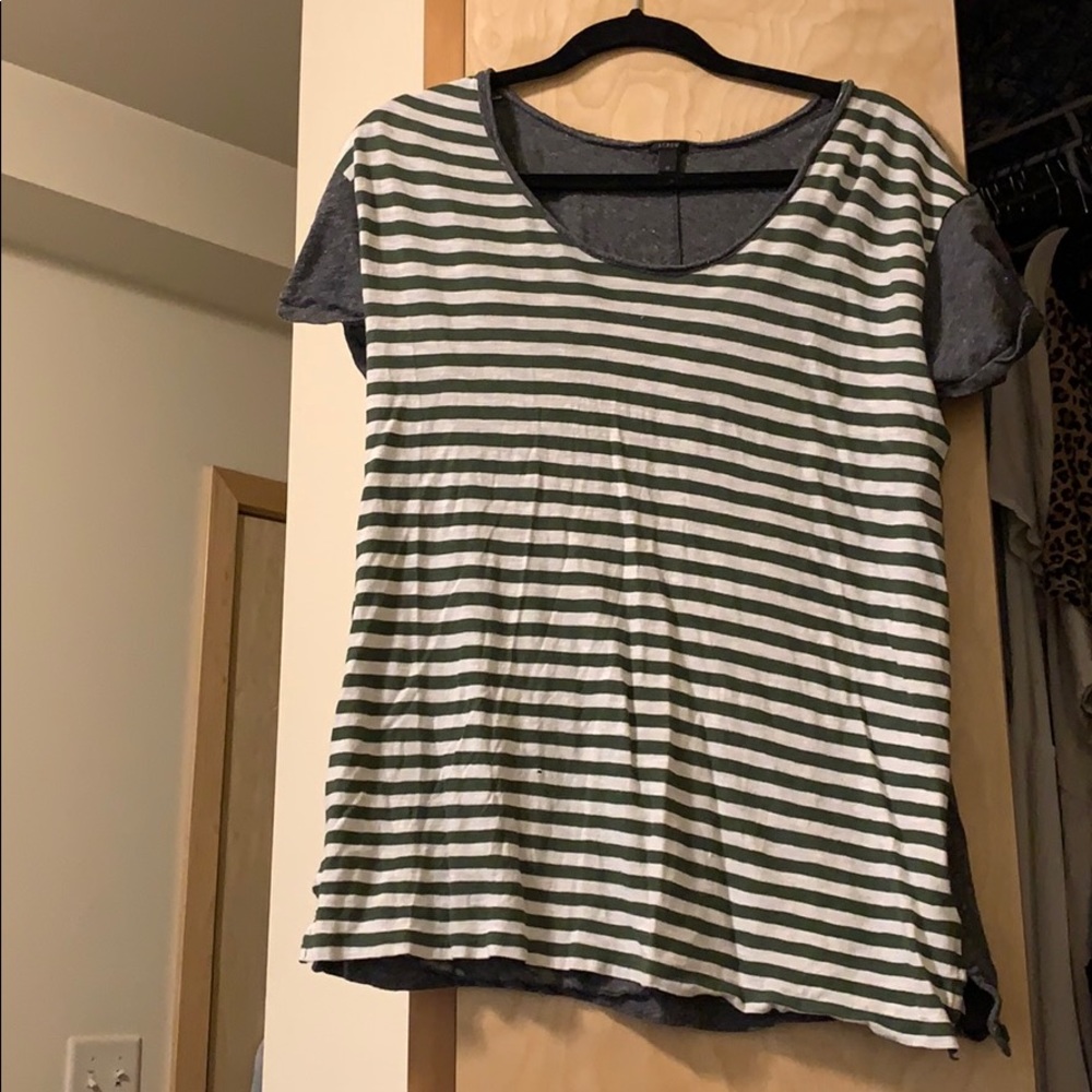 J Crew Striped T Shirt